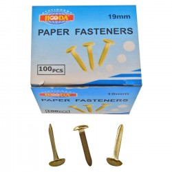 Διπλόκαρφα πακ=100τεμ 19mm JustNote 702664 Συνδετήρες - Πινέζες - Καρφίτσες