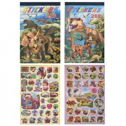 ΑΛΜΠΟΥΜ ΜΕ ΣΤΙΚΕΡ ΔΕΙΝΟΣΑΥΡΟΣ 24,5x14,5cm Justnote 26705 Στίκερ - Άλμπουμ