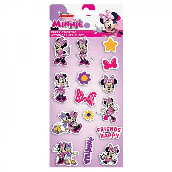 ΑΥΤΟΚΟΛΛΗΤΑ PUFFY MINNIE 22x10cm Disney 000562871 Στίκερ - Άλμπουμ