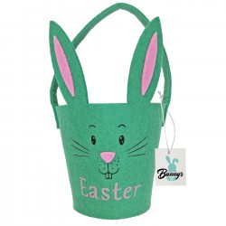 ΚΑΛΑΘΙ ΤΣΟΧΙΝΟ ΚΥΛΙΝΔΡΙΚΟ ΛΑΓΟΣ 22xΦ11cm Bunny's 932001 Καλαθάκια Διακοσμητικά