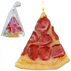 Κερί Pizza σε Κουτί 13x10x2cm Bunny's 932154 Απλές Λαμπάδες - Κεριά - Κηροστάτες