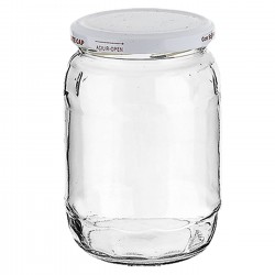 Βάζο γυάλινο 720ml 720ml  13,5x9,3cm Homie 100228 Γυάλινα Βαζάκια - Μπόλ - Δοχεία Τροφίμων