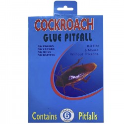 Παγίδες για κατσαρίδες σετ=6τεμ  20x14cm Homie 116420 Εντομοαπωθητικά