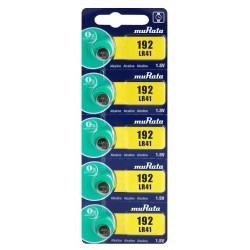 MURATA Αλκαλικές μπαταρίες LR41 MR-LR41, 1.5V, 5τμχ Μπαταρίες Αλκαλικές