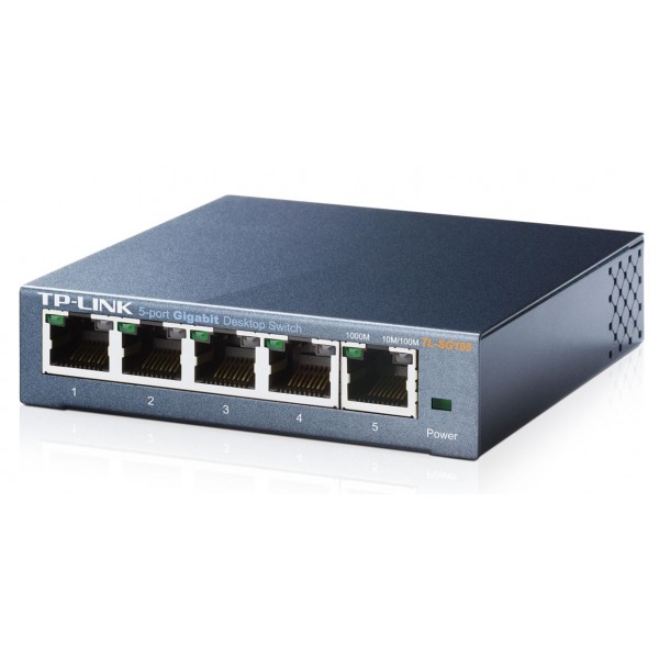 TP-LINK Gigabit Switch TL-SG105, 5 θύρες, Ver. 6.0 Switches