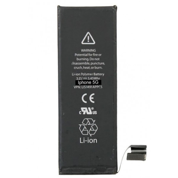 High Copy Μπαταρία για iPhone 5G, Li-ion 1440mAh Μπαταρίες για Smartphones