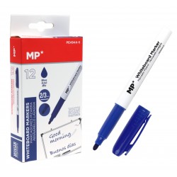 MP Μαρκαδόρος ασπροπίνακα PE494A-S, πάχος μύτης 2-3mm, μπλε, 12τμχ Γραφική Ύλη