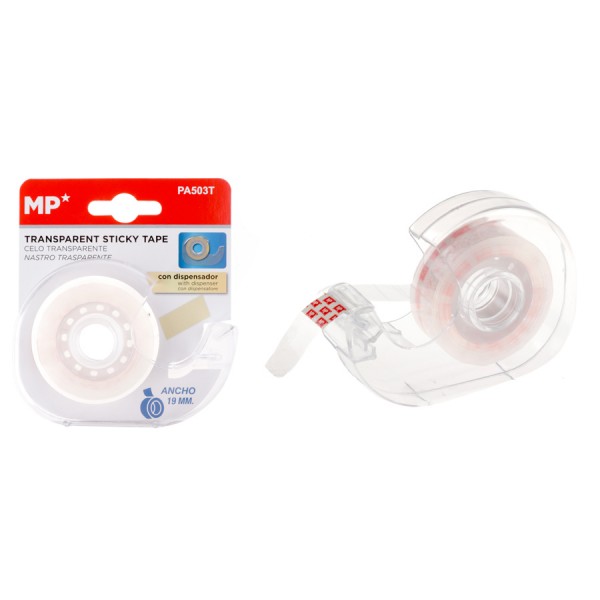 MP βάση και κολλητική ταινία PA503T, 19mm, διάφανη Γραφική Ύλη
