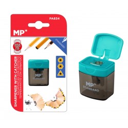 MP ξύστρα μολυβιών με κάδο PA834, πράσινη Γραφική Ύλη