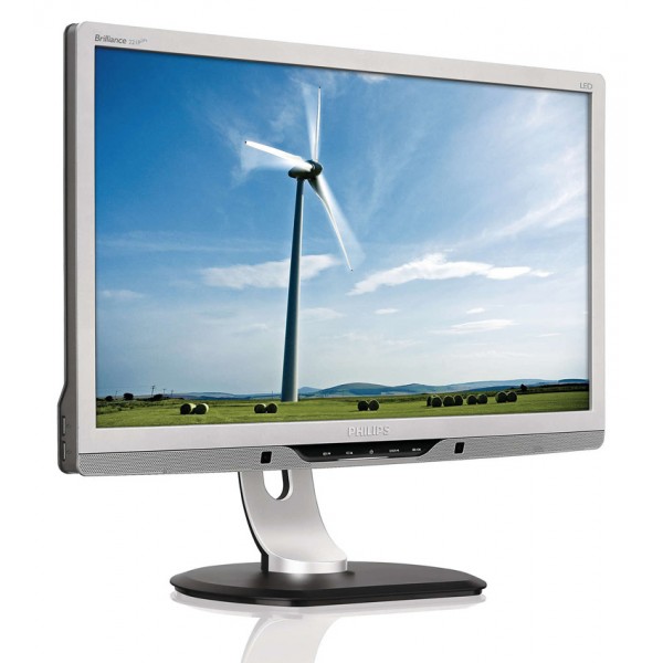 PHILIPS used οθόνη 221P3LPYES LED, 21.5" Full HD, VGA/DVI/DisplayPort, Grade A Used Οθόνες PC