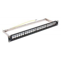 POWERTECH patch panel για rack NETW-0013, 24-port, 1U Καμπίνες - Rack
