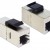 DELOCK Keystone module RJ45 86210, Cat 6 STP, ασημί