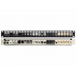 DELOCK Keystone Patch Panel, για 19" rack, 24 ports, μαύρο Καμπίνες - Rack