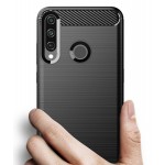 POWERTECH Θήκη Carbon Flex MOB-1524, Huawei Y6p, μαύρη Θήκες