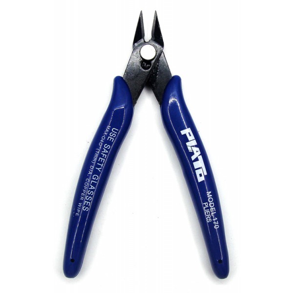 POWERTECH πλάγιος κόφτης PT-857, 5.15", μπλε Πένσες