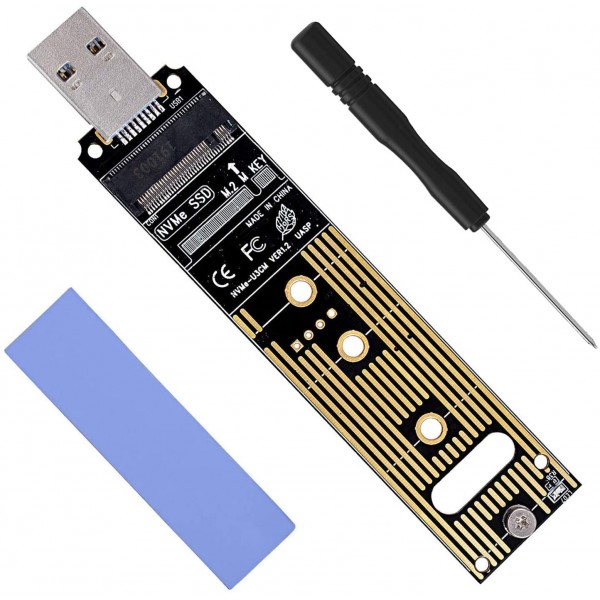 POWERTECH Converter M.2 Key M NVMe σε USB 3.1 Gen 2 TOOL-0045 Θήκες & Trays Σκληρών Δίσκων