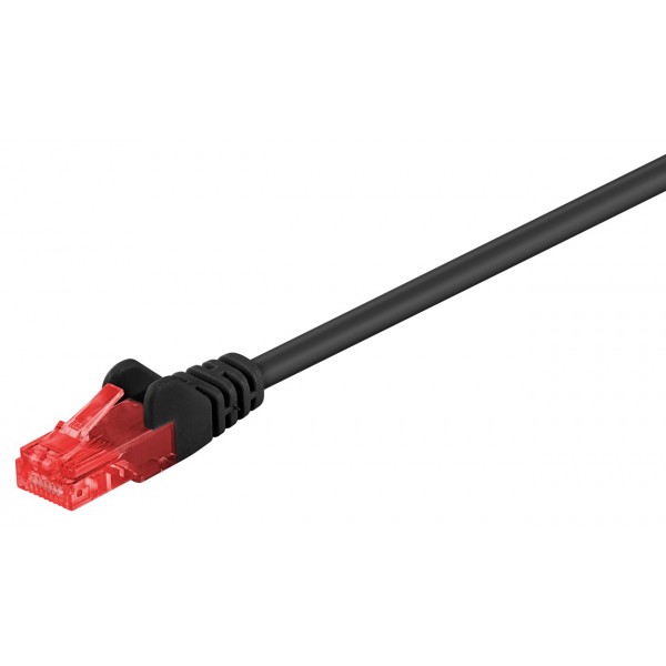GΟOBAY καλώδιο UTP Cat 6 68686, CCA, 24AWG, PVC, 7,5m, μαύρο Δίκτυο