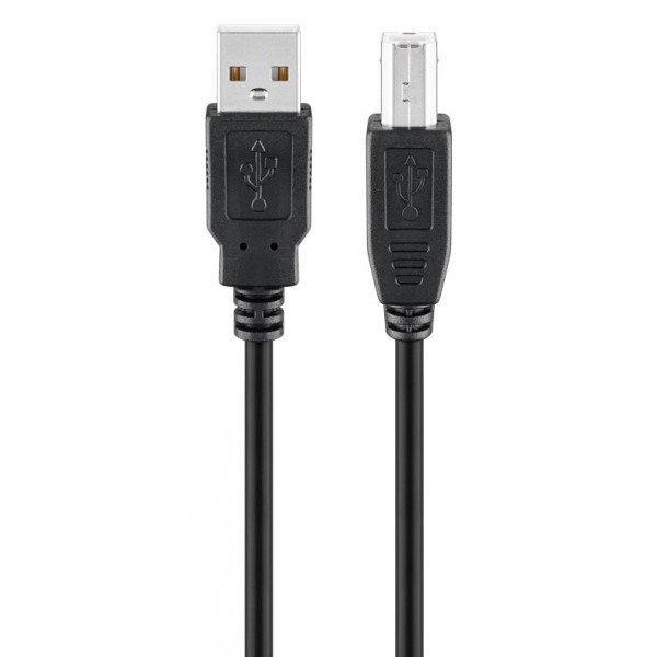 GOOBAY καλώδιο USB 2.0 σε USB Type B 93596, 1.8m, μαύρο USB