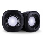 POWERTECH ηχεία Essential sound PT-844, 2x 3W, 3.5mm, μαύρα Ηχεία για PC