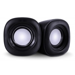 POWERTECH ηχεία Essential sound PT-844, 2x 3W, 3.5mm, μαύρα Ηχεία για PC
