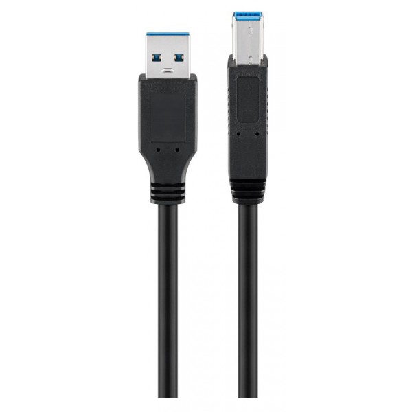 GOOBAY καλώδιο USB 3.0 93655, 5 Gbit/s, 1.8m, μαύρο USB