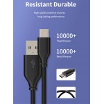 CABLETIME καλώδιο USB 2.0 σε USB Type-C C160, 5V 3A, 0.25m, μαύρο Καλώδια