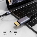 CABLETIME καλώδιο USB-C σε DisPlayPort C160, 4k/60hz, 1.8m, μαύρο USB-C (Type-C)