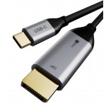 CABLETIME καλώδιο USB-C σε DisPlayPort C160, 4k/60hz, 1.8m, μαύρο USB-C (Type-C)