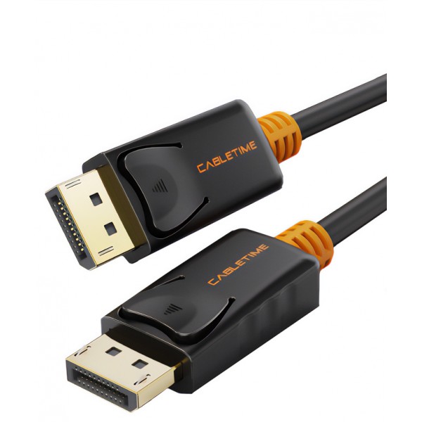 CABLETIME καλώδιο Displayport AV585, 1.2v, 4k/60hz, 1m, μαύρο Εικόνα