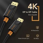 CABLETIME καλώδιο Displayport AV585, 1.2v, 4k/60hz, 1.8m, μαύρο Εικόνα