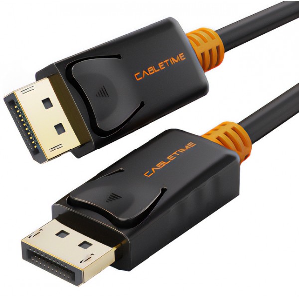 CABLETIME καλώδιο Displayport AV585, 1.2v, 4k/60hz, 3m, μαύρο Εικόνα