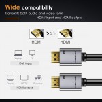 CABLETIME καλώδιο HDMI 2.0 AV566, 4k/60hz, 1m, μαύρο Εικόνα