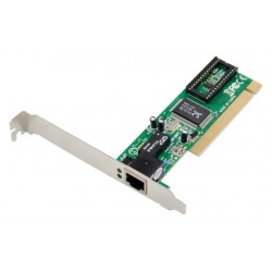 POWERTECH κάρτα επέκτασης PCI σε 1x RJ45 ST701, RTL8139D, 10/100Mbps Κάρτες Δικτύου - USB Dongles