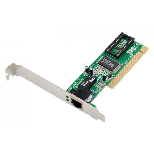 POWERTECH κάρτα επέκτασης PCI σε 1x RJ45 ST701, RTL8139D, 10/100Mbps Κάρτες Δικτύου - USB Dongles