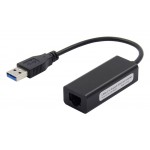 Αντάπτορας USB 3.0 σε RJ45 ST735, 1000Mbps, RTL8153, μαύρος Κάρτες Δικτύου - USB Dongles