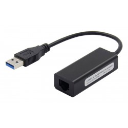 Αντάπτορας USB 3.0 σε RJ45 ST735, 1000Mbps, RTL8153, μαύρος Κάρτες Δικτύου - USB Dongles
