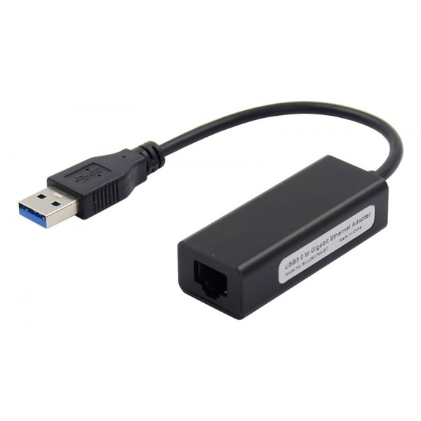Αντάπτορας USB 3.0 σε RJ45 ST735, 1000Mbps, RTL8153, μαύρος Κάρτες Δικτύου - USB Dongles