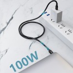 CABLETIME καλώδιο USB Type-C CM100, PD 100W, 5A, 1m, μαύρο USB-C (Type-C)