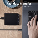 CABLETIME καλώδιο USB 3.0 σε USB Type-C C160, 5V 3A, 0.25m, μαύρο USB-C (Type-C)