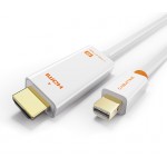 CABLETIME καλώδιο Mini DisplayPort σε HDMI AV588, 4K/60Hz, 1.8m, λευκό Εικόνα