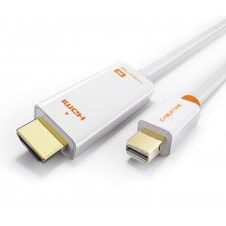 CABLETIME καλώδιο Mini DisplayPort σε HDMI AV588, 4K/60Hz, 1.8m, λευκό Εικόνα