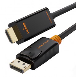 CABLETIME καλώδιο Displayport σε HDMI AV585, 1080p, 1.8m, μαύρο Εικόνα
