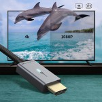 CABLETIME καλώδιο Mini DisplayPort σε HDMI AV588, με LED 4K, 1.8m, μαύρο Εικόνα