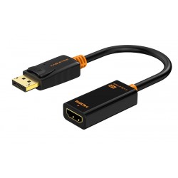 CABLETIME αντάπτορας DisplayPort σε HDMI AV586, 1080p, 0.2m, μαύρος Εικόνα
