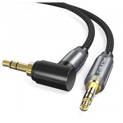 CABLETIME καλώδιο AUX Stereo 3.5mm (1/8") 90 Degree AV311, 1m, μαύρο Ήχος
