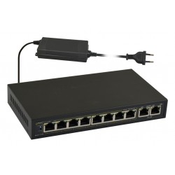 PULSAR PoE Ethernet Switch S108-90W, 10x ports 10/100Mb/s Παρελκόμενα