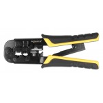 DELOCK εργαλείο πτύχωσης με απογυμνωτή καλωδίων RJ45/12/11 90505, 8+6+4P Πένσες