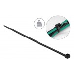 DELOCK Δεματικά καλωδίων 19559, 200x4.8mm, μαύρα, 100τμχ Τακτοποίηση Καλωδίων DELOCK Δεματικά καλωδίων 19559, 200x4.8mm, μαύρα, 100τμχ Τακτοποίηση Καλωδίων