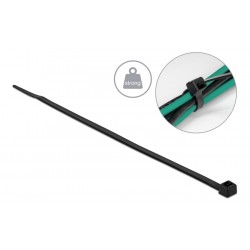 DELOCK Δεματικά καλωδίων 19559, 200x4.8mm, μαύρα, 100τμχ Τακτοποίηση Καλωδίων