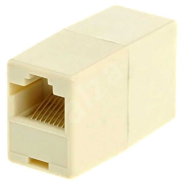 POWERTECH σύνδεσμος (μούφα) RJ45 UTP CAB-N182, 8p8c, λευκό, 5τμχ Δίκτυο